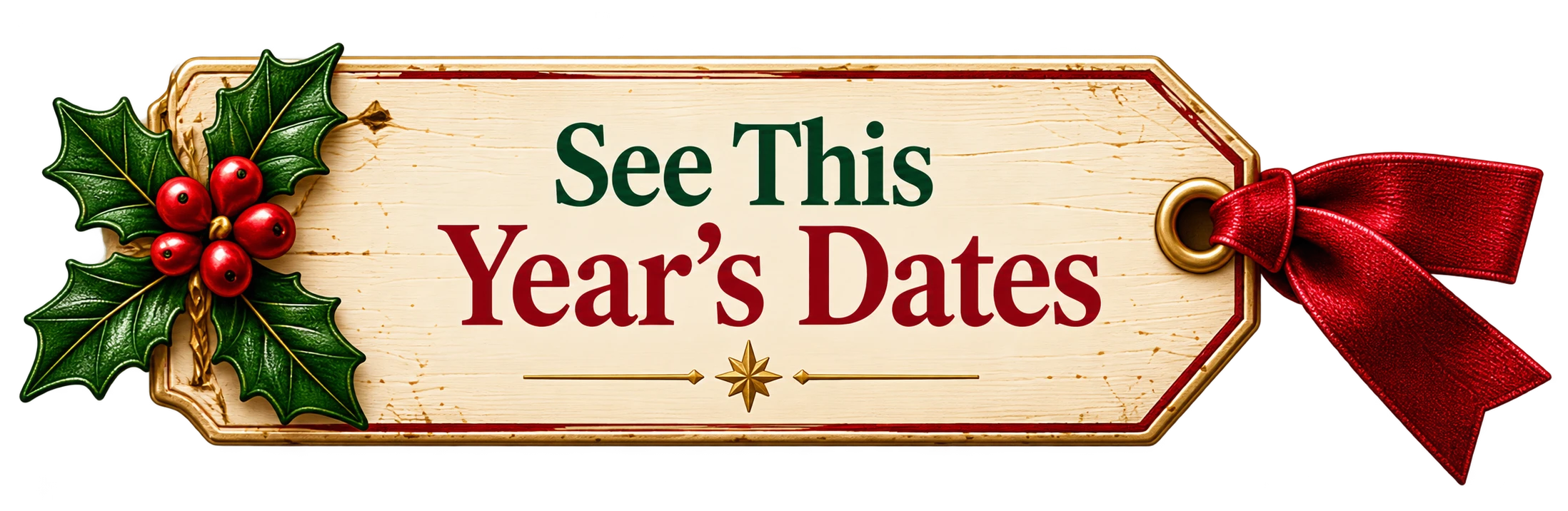 See this year's dates